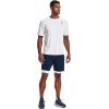 imageUnder Armour Mens AcademySteel UA Woven Graphic Modern Low Rise MultiSport ShortAcademy  White