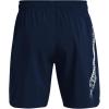 imageUnder Armour Mens AcademySteel UA Woven Graphic Modern Low Rise MultiSport ShortAcademy  White