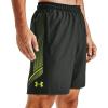 imageUnder Armour Mens AcademySteel UA Woven Graphic Modern Low Rise MultiSport ShortBaroque Green 311Green Citrine