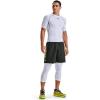 imageUnder Armour Mens AcademySteel UA Woven Graphic Modern Low Rise MultiSport ShortBaroque Green 311Green Citrine