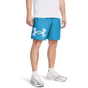 imageUnder Armour Mens AcademySteel UA Woven Graphic Modern Low Rise MultiSport Short419 Capri   White