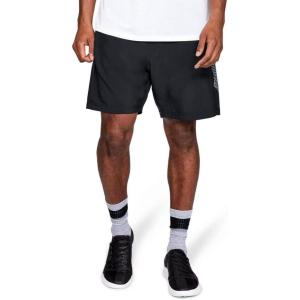 imageUnder Armour Mens AcademySteel UA Woven Graphic Modern Low Rise MultiSport ShortBlack