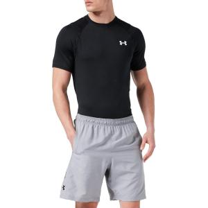 imageUnder Armour Mens AcademySteel UA Woven Graphic Modern Low Rise MultiSport ShortSteel