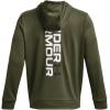 imageUnder Armour Mens Fleece Graphic Hoodie390 Marine Od Green   White