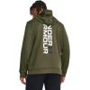 imageUnder Armour Mens Fleece Graphic Hoodie390 Marine Od Green   White