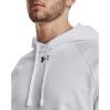 imageUnder Armour Mens Rival Fleece Hoodie100 White   Black