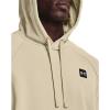 imageUnder Armour Mens Rival Fleece Hoodie289 Khaki Base   Onyx White