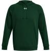 imageUnder Armour Mens Rival Fleece Hoodie301 Forest Green   White