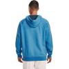 imageUnder Armour Mens Rival Fleece Hoodie437 Petrol Blue Light Heather   Onyx White