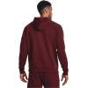 imageUnder Armour Mens Rival Fleece Hoodie690 Chestnut Red   Onyx White