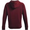 imageUnder Armour Mens Rival Fleece Hoodie690 Chestnut Red   Onyx White
