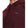 imageUnder Armour Mens Rival Fleece Hoodie690 Chestnut Red   Onyx White