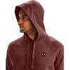 imageUnder Armour Mens Rival Fleece HoodieCinna Red 688Onyx White