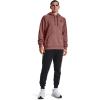 imageUnder Armour Mens Rival Fleece HoodieCinna Red Light Heather 689Onyx White