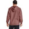 imageUnder Armour Mens Rival Fleece HoodieCinna Red Light Heather 689Onyx White