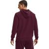imageUnder Armour Mens Rival Fleece HoodieDark Maroon 601Onyx White