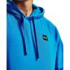 imageUnder Armour Mens Rival Fleece HoodieElectric Blue 428Onyx White