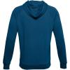 imageUnder Armour Mens Rival Fleece HoodieGraphite Blue 581Onyx White