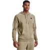 imageUnder Armour Mens Rival Fleece HoodieKhaki Gray Light Heather 038Gray