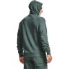 imageUnder Armour Mens Rival Fleece HoodieLichen Blue 424Onyx White