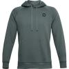imageUnder Armour Mens Rival Fleece HoodieLichen Blue 424Onyx White