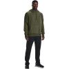 imageUnder Armour Mens Rival Fleece HoodieMarine Od Green Light Heather 390Onyx White