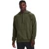 imageUnder Armour Mens Rival Fleece HoodieMarine Od Green Light Heather 390Onyx White