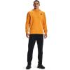 imageUnder Armour Mens Rival Fleece HoodieOmega Orange 857Onyx White