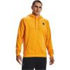 imageUnder Armour Mens Rival Fleece HoodieOmega Orange 857Onyx White
