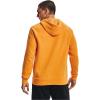 imageUnder Armour Mens Rival Fleece HoodieOmega Orange 857Onyx White