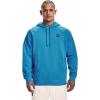 imageUnder Armour Mens Rival Fleece HoodieRadar Blue 422Onyx White