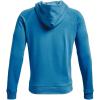 imageUnder Armour Mens Rival Fleece HoodieRadar Blue 422Onyx White