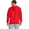 imageUnder Armour Mens Rival Fleece HoodieRed 600Onyx White