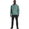 imageUnder Armour Mens Rival Fleece HoodieRetro Teal Light Heather 391Onyx White