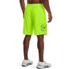 imageUnder Armour Mens Tech Graphic Shorts370 Lime Surge   Black