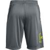 imageUnder Armour Mens Tech Graphic ShortsPitch Gray 014Highvis Yellow