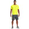imageUnder Armour Mens Tech Graphic ShortsPitch Gray 014Highvis Yellow