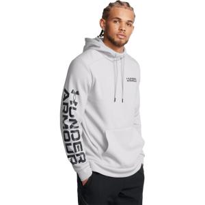 imageUnder Armour Mens Fleece Graphic Hoodie014 Halo Gray   Black