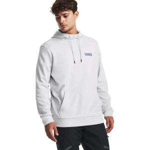 imageUnder Armour Mens Fleece Graphic Hoodie014 Halo Gray   Team Royal