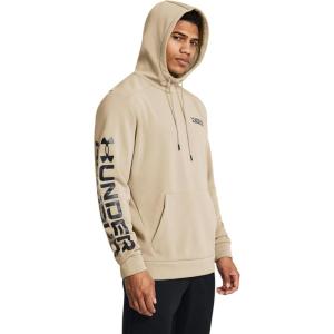 imageUnder Armour Mens Fleece Graphic Hoodie299 City Khaki   Black
