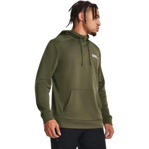 imageUnder Armour Mens Fleece Graphic Hoodie390 Marine Od Green   White