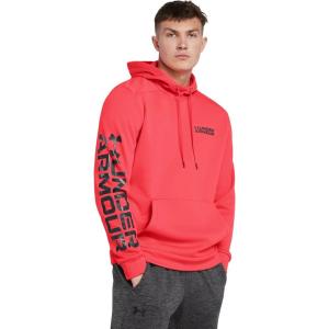 imageUnder Armour Mens Fleece Graphic Hoodie713 Racer Red   Black
