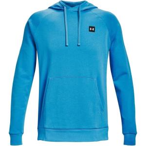 imageUnder Armour Mens Rival Fleece Hoodie419 Capri   Onyx White