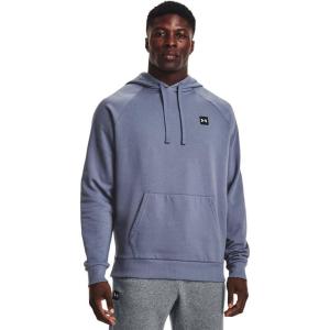 imageUnder Armour Mens Rival Fleece Hoodie767 Aurora Purple   Onyx White