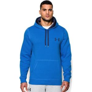imageUnder Armour Mens Rival Fleece HoodieBlue Jet 405Midnight Navy