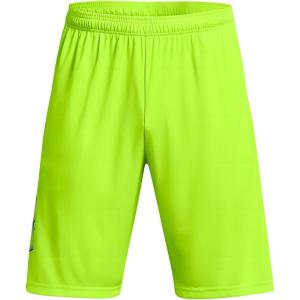 imageUnder Armour Mens Tech Graphic Shorts370 Lime Surge   Black