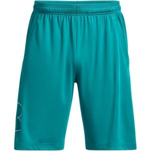 imageUnder Armour Mens Tech Graphic Shorts722 Coastal Teal   White