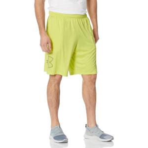 imageUnder Armour Mens Tech Graphic Shorts743 Lime Yellow   Marine Od Green