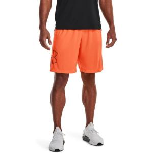 imageUnder Armour Mens Tech Graphic Shorts866 Orange Blast   Black