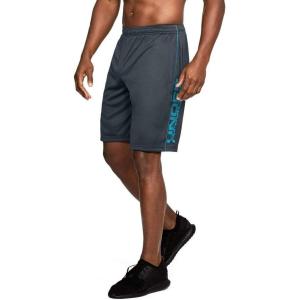 imageUnder Armour Mens Tech Graphic ShortsPitch Gray 012Teal Rush